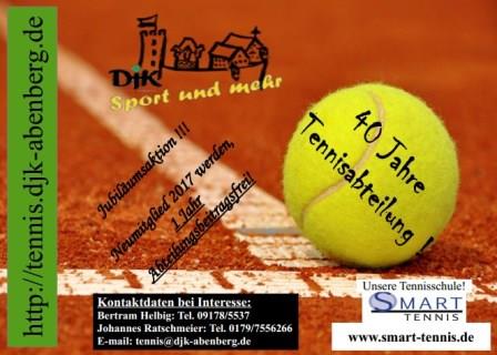 <&nbsp;Bild 40 Jahre Tennisabteilung&nbsp;>